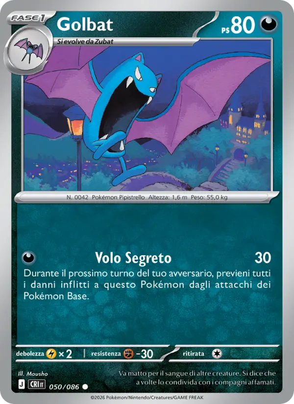 Golbat Pokemon card