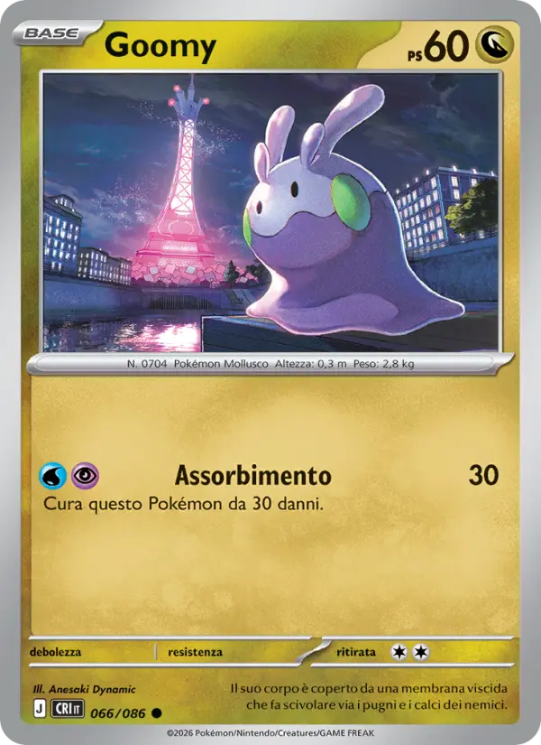 Goomy Pokemon card