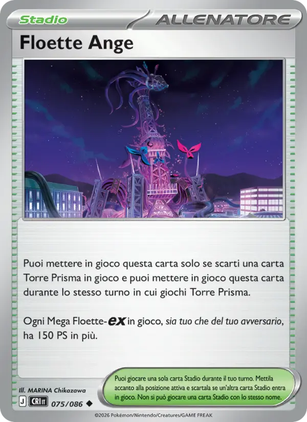 Floette Ange Pokemon card