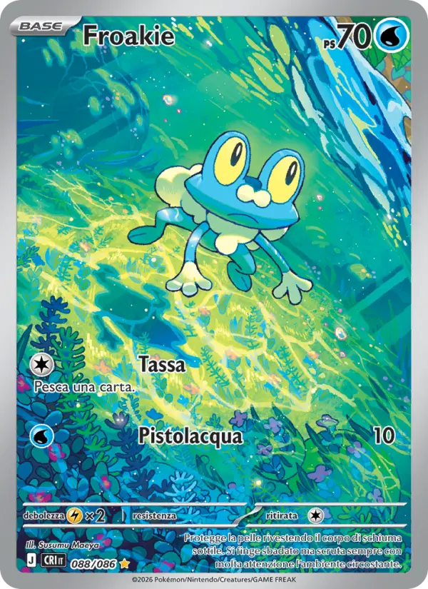 Froakie Pokemon card