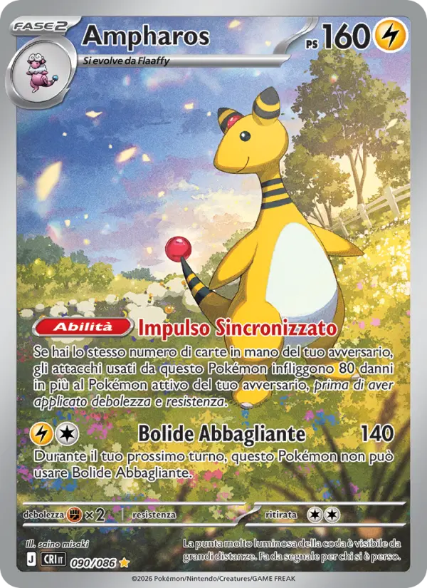 Ampharos Pokemon card