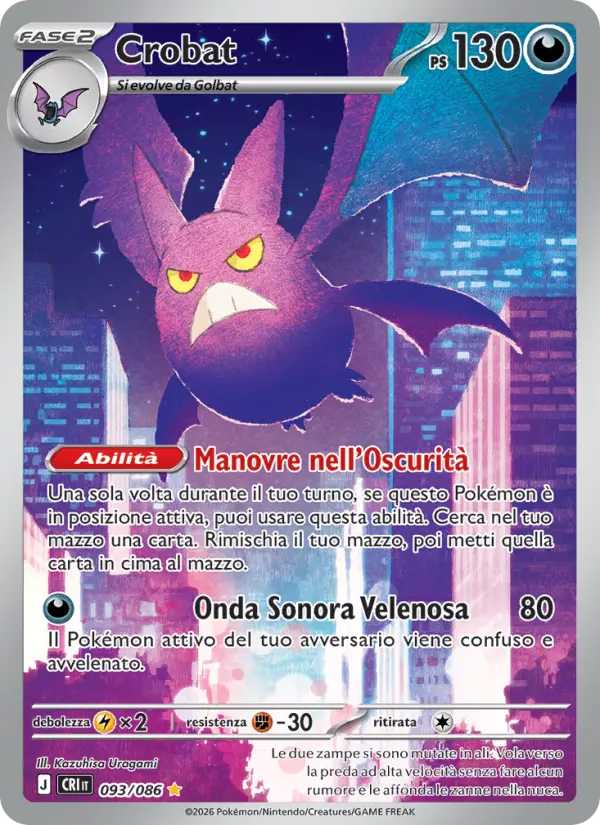 Crobat Pokemon card