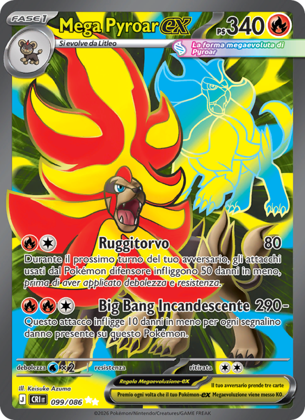 Mega Pyroar-ex