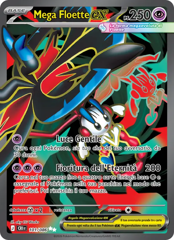 Mega Floette-ex Pokemon card