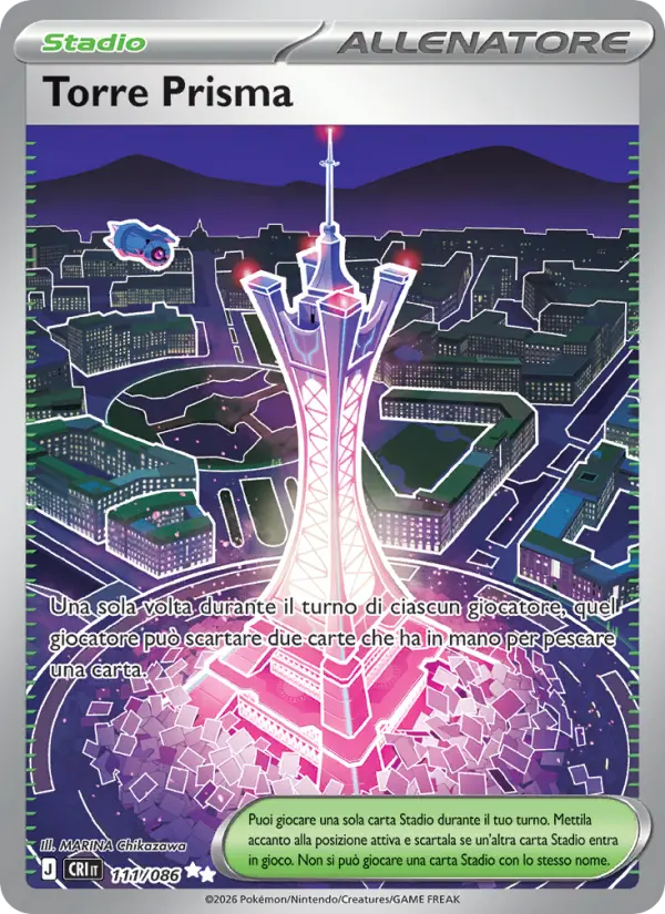 Torre Prisma Pokemon card