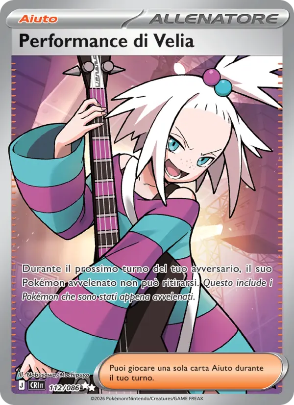 Performance di Velia Pokemon card
