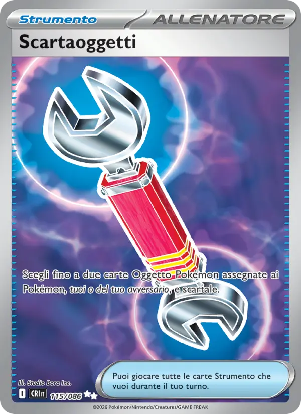 Scartaoggetti Pokemon card