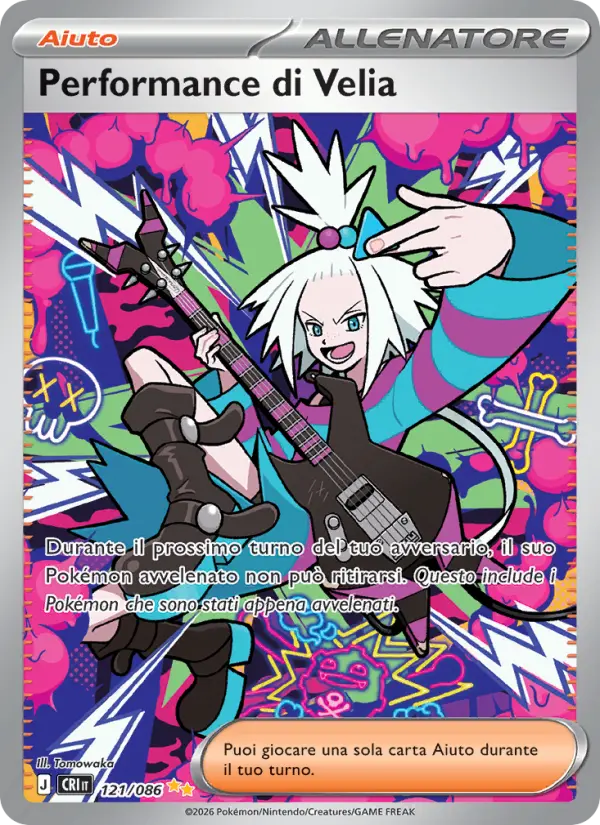 Performance di Velia Pokemon card