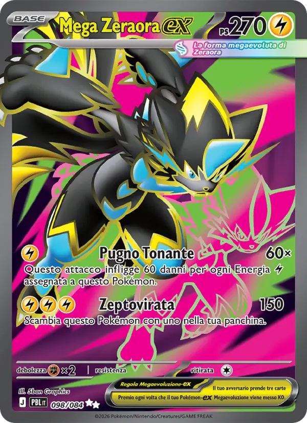 Mega Zeraora-ex card image