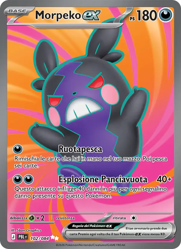Morpeko-ex card image