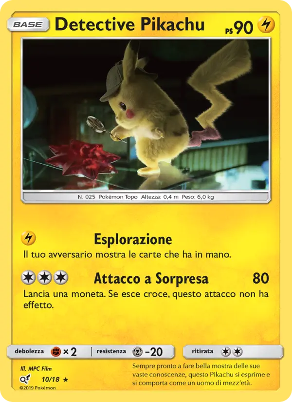 Detective Pikachu card image