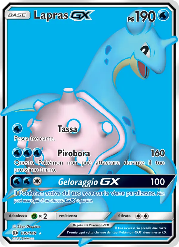Lapras GX card image