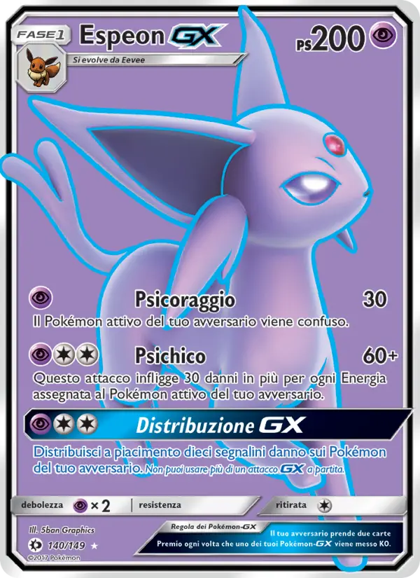 Espeon GX card image
