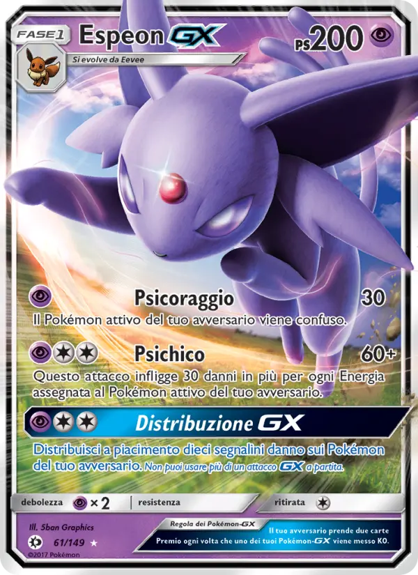 Espeon GX card image