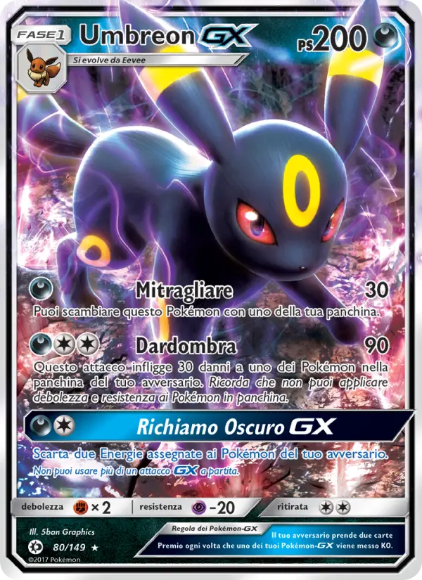 Umbreon GX card image