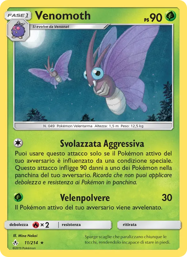 Venomoth card image