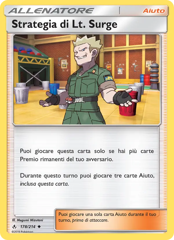 Strategia di Lt. Surge card image