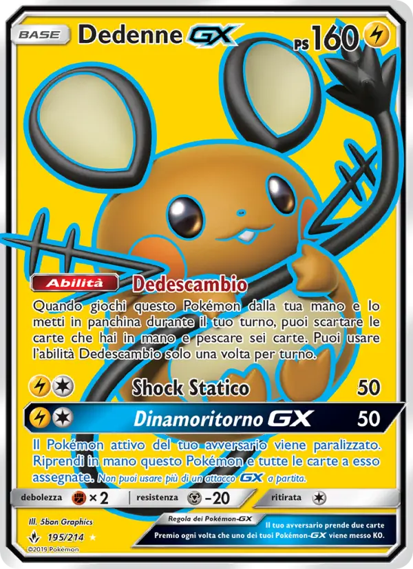 Dedenne GX card image