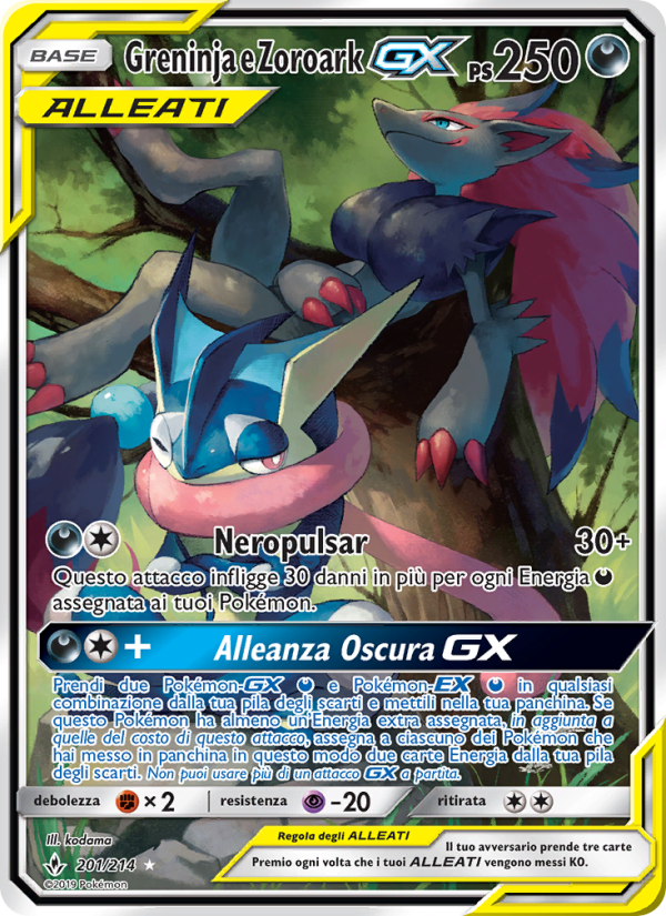 Greninja e Zoroark GX