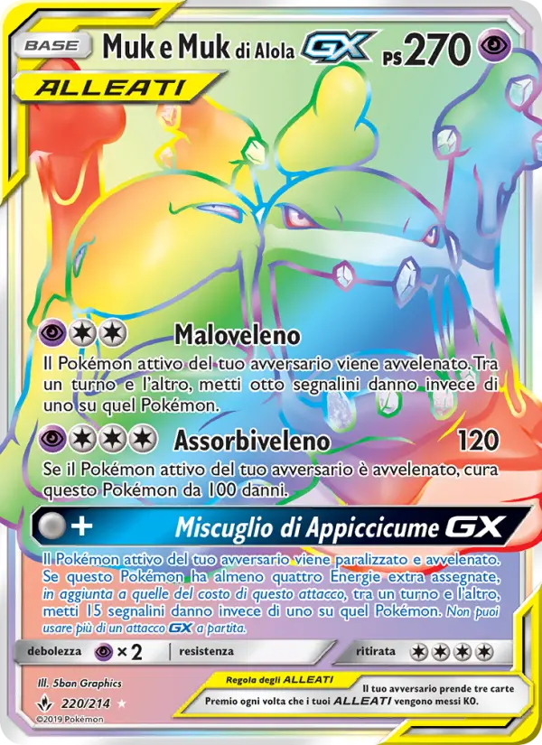 Muk e Muk di Alola GX card image