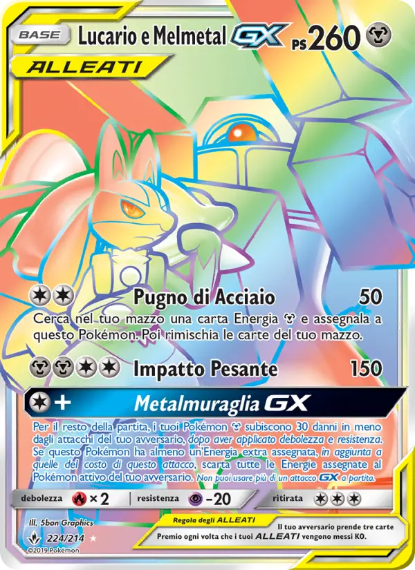 Lucario e Melmetal GX card image