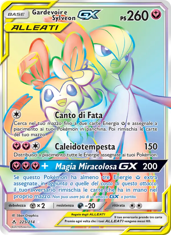 Gardevoir e Sylveon GX card image