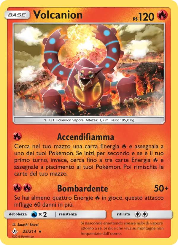 Volcanion card image