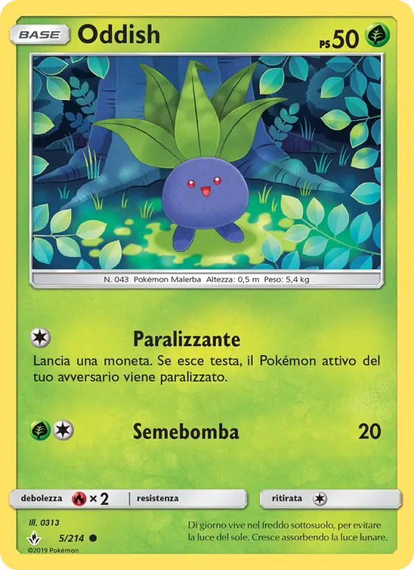 Oddish card image