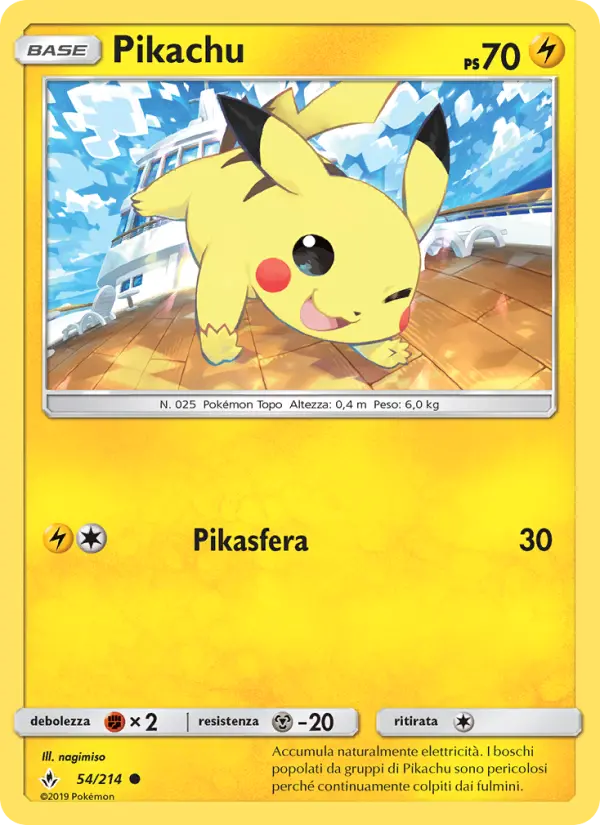 Pikachu card image