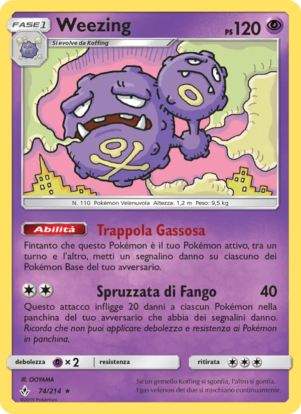 Weezing card image