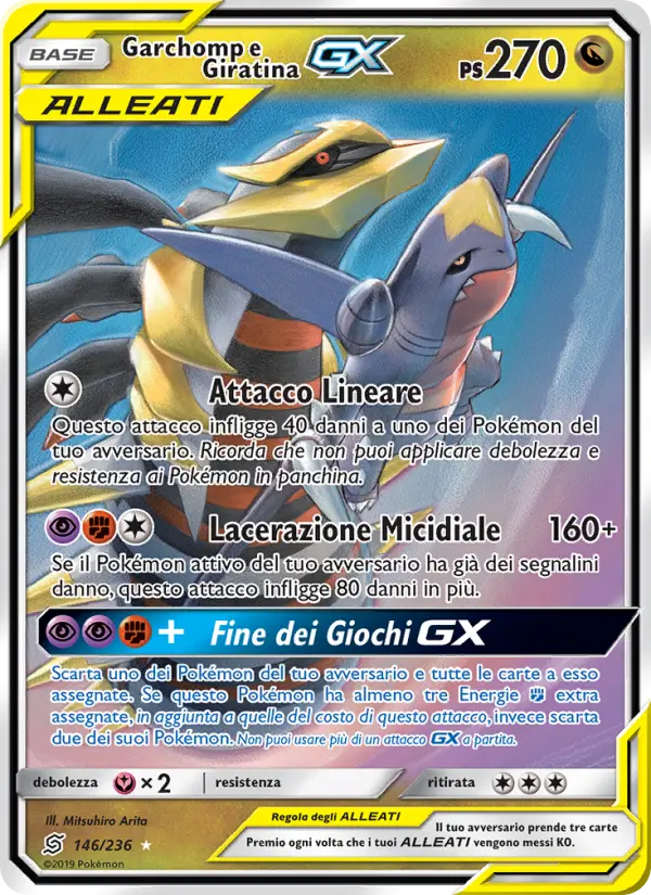 Garchomp e Giratina GX card image