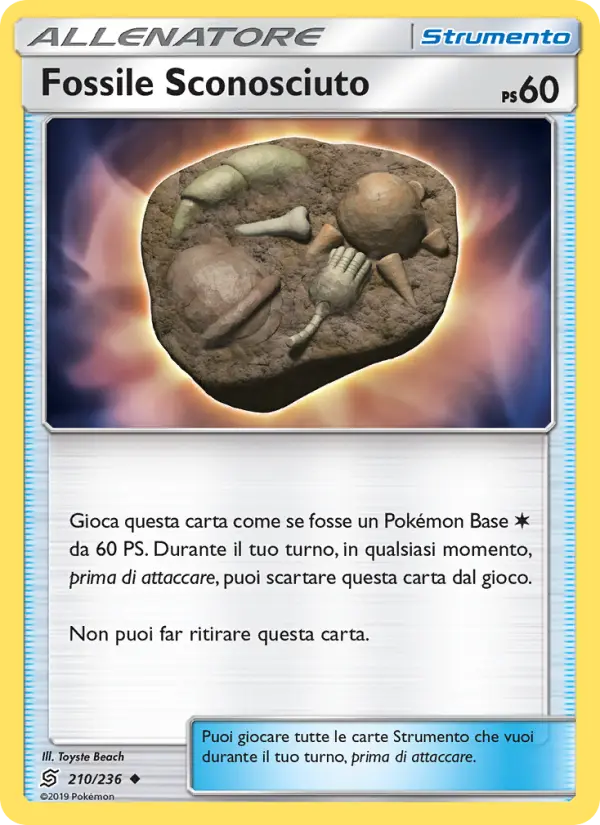 Fossile Sconosciuto card image