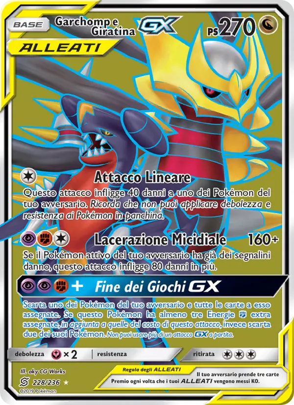 Garchomp e Giratina GX card image