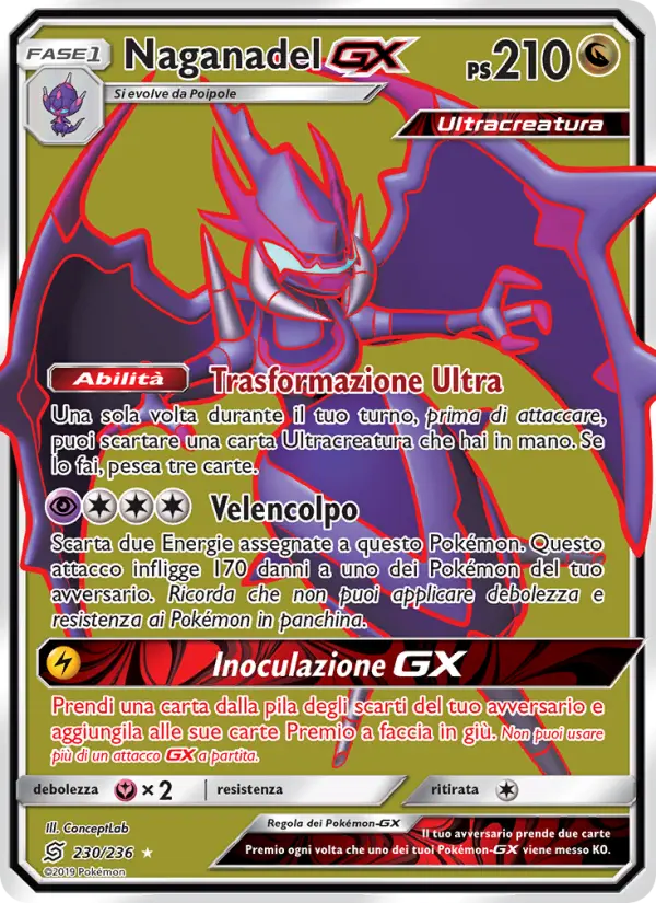 Naganadel GX card image
