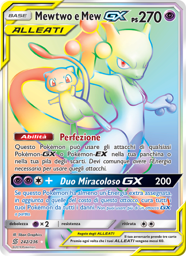Mewtwo e Mew GX