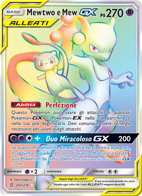 Mewtwo e Mew GX card image