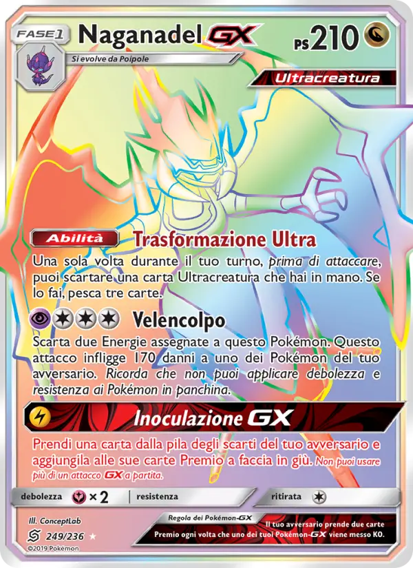 Naganadel GX card image