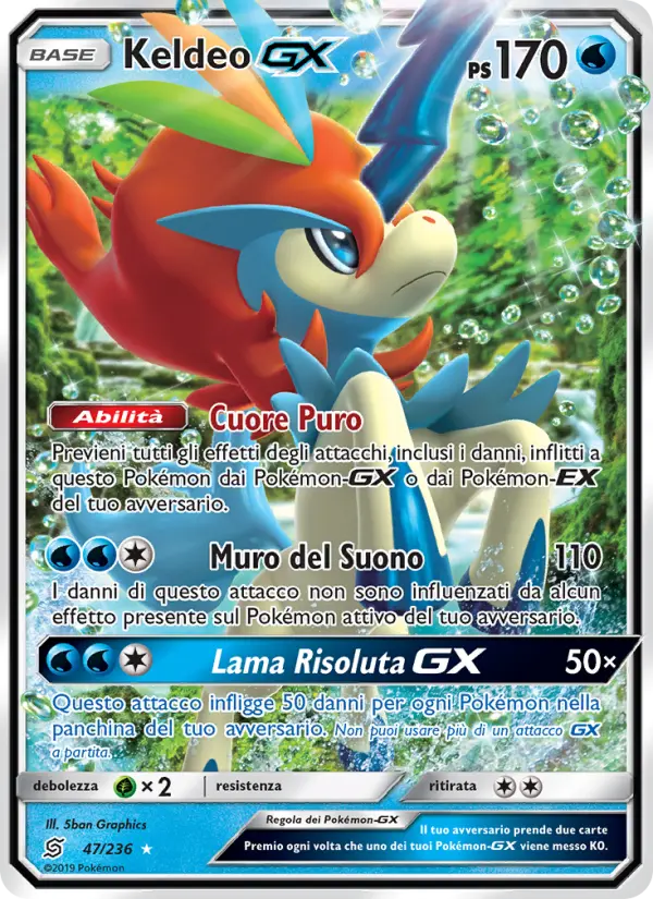 Keldeo GX card image