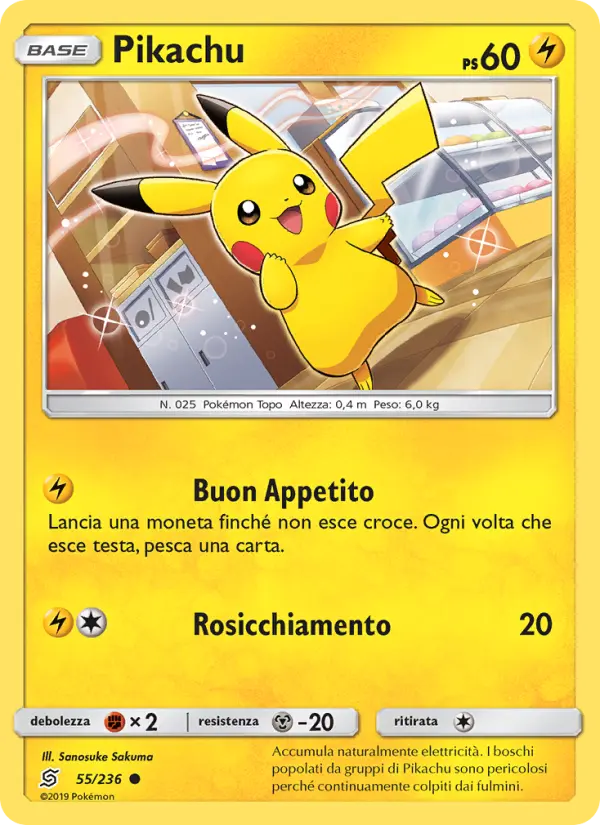 Pikachu card image