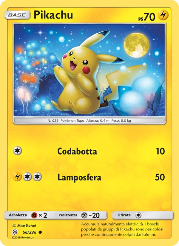 Pikachu card image