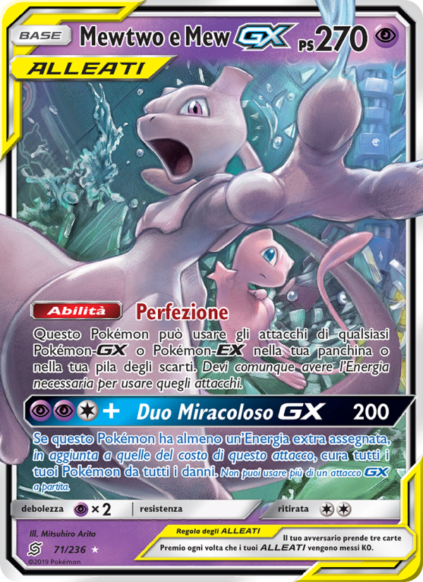 Mewtwo e Mew GX