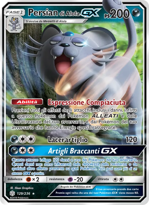 Persian di Alola GX card image