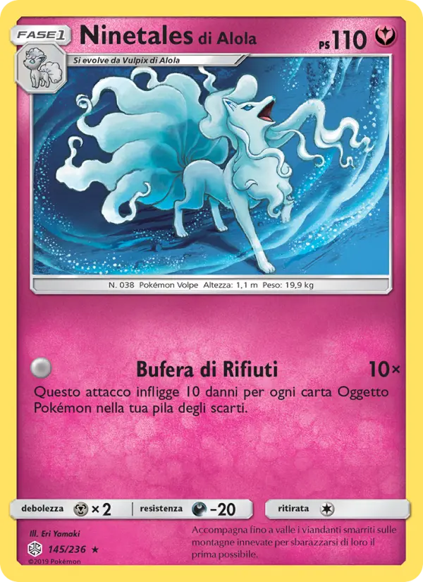 Ninetales di Alola card image