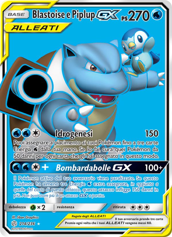 Blastoise e Piplup GX