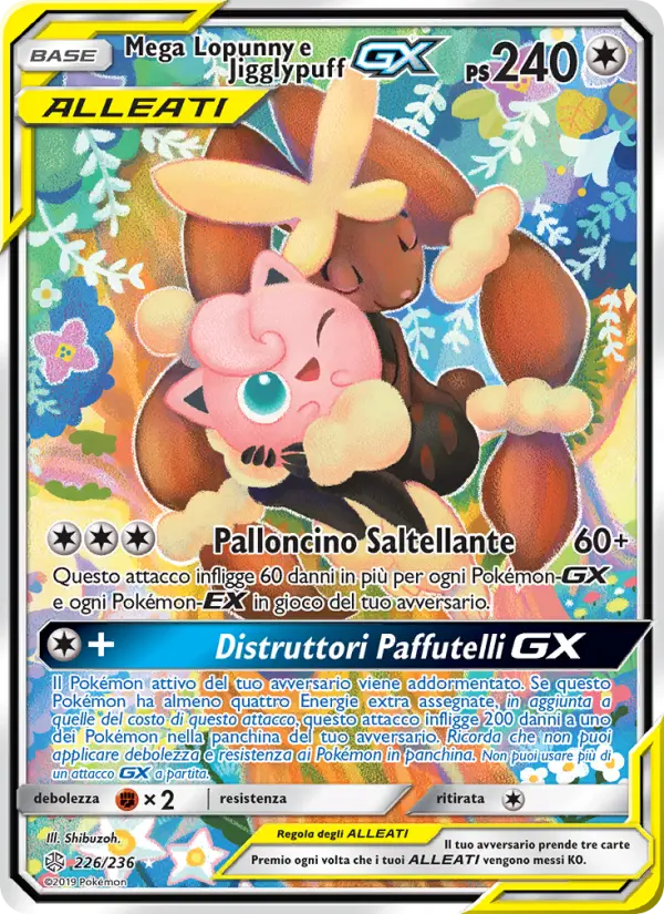 Mega Lopunny e Jigglypuff GX card image