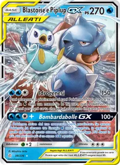 Blastoise e Piplup GX