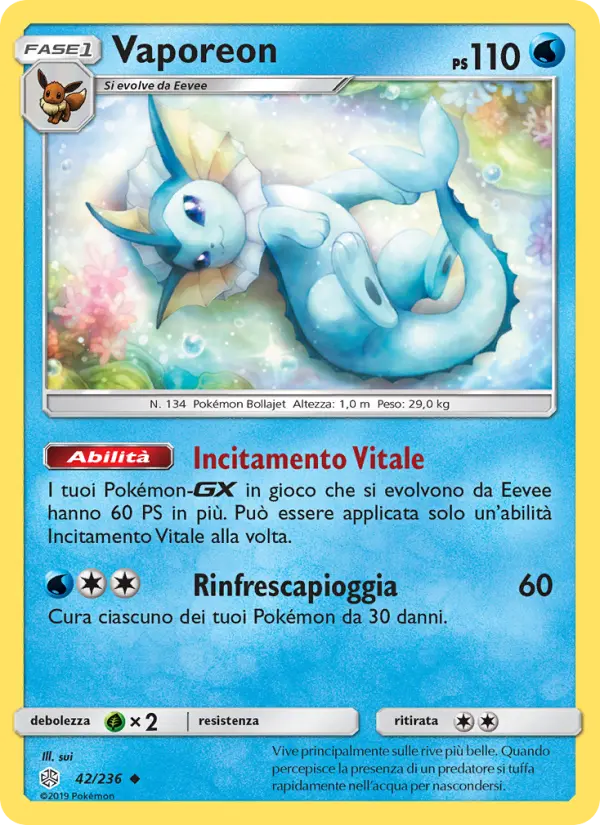 Vaporeon card image