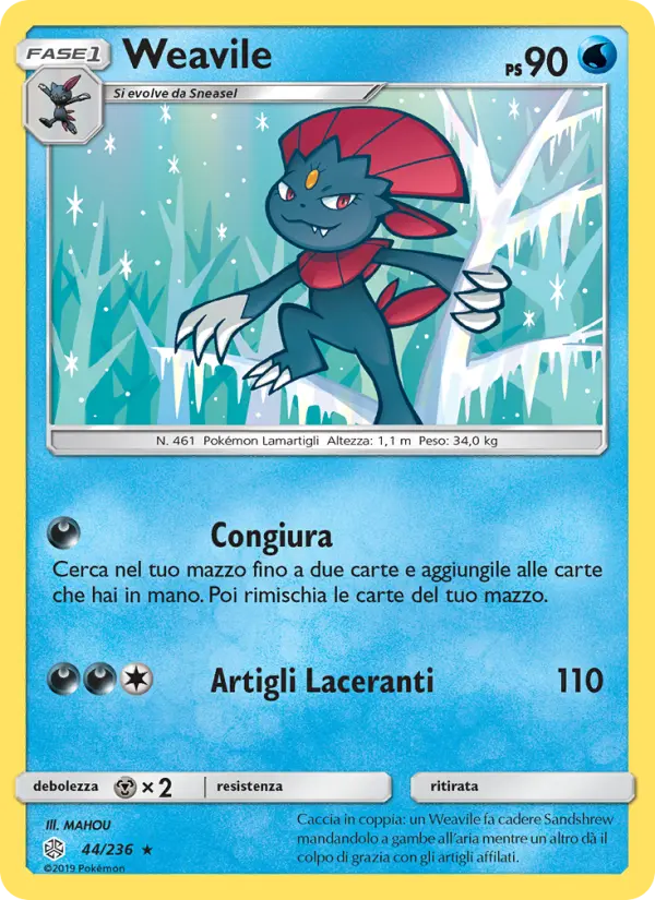 Weavile card image