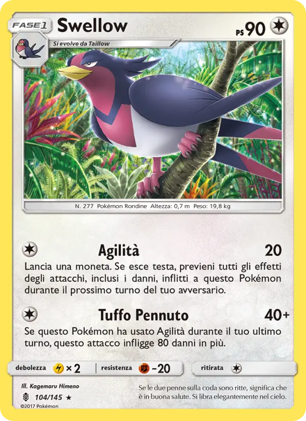 Swellow card image