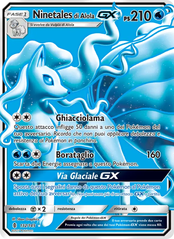 Ninetales di Alola GX card image